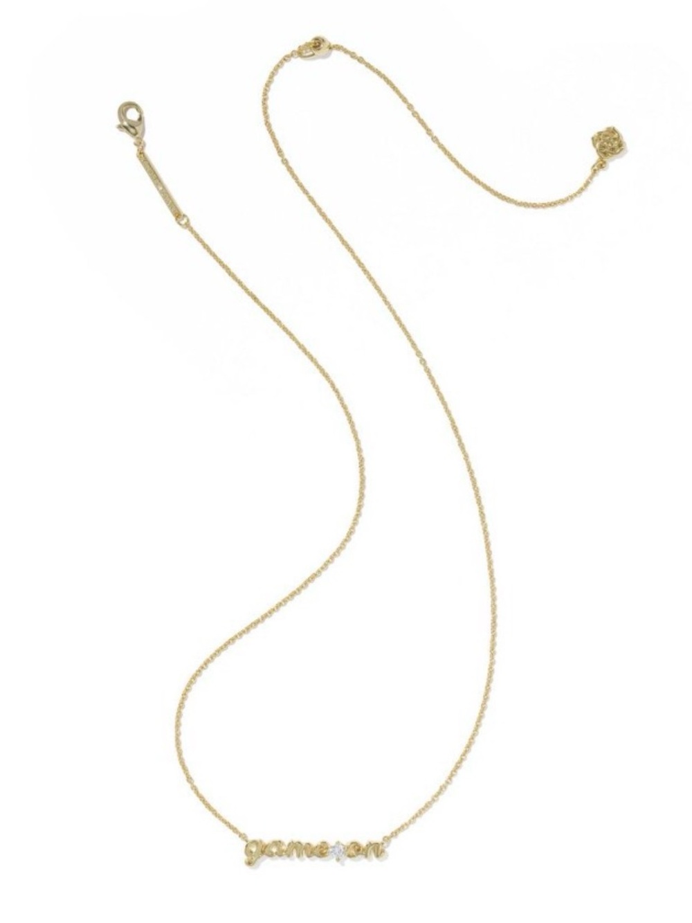 New Kendra Scott Game On Necklace - Gold